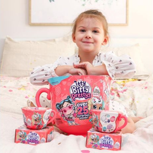 عروسک سورپرایزی Itty Bitty Prettys مدل Tea Party بزرگ با 25 سورپرایز -اسباب بازی